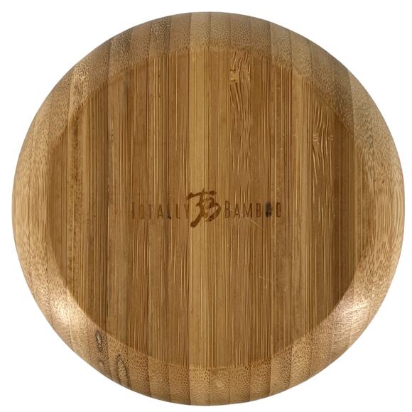 Totally Bamboo Salt & Pepper Double Bowl Storage Box Keeper Magnetic Swivel Top - Picture 4 of 16